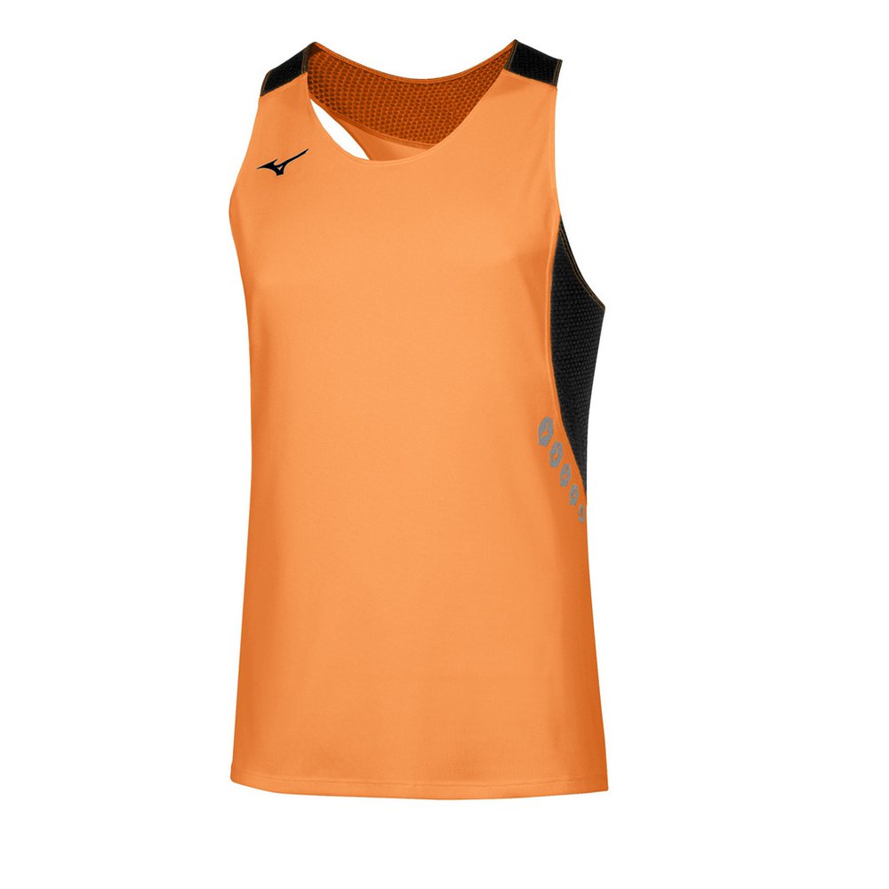 Mizuno Premium Sleeveless T-shirt Orange S Frau von Mizuno