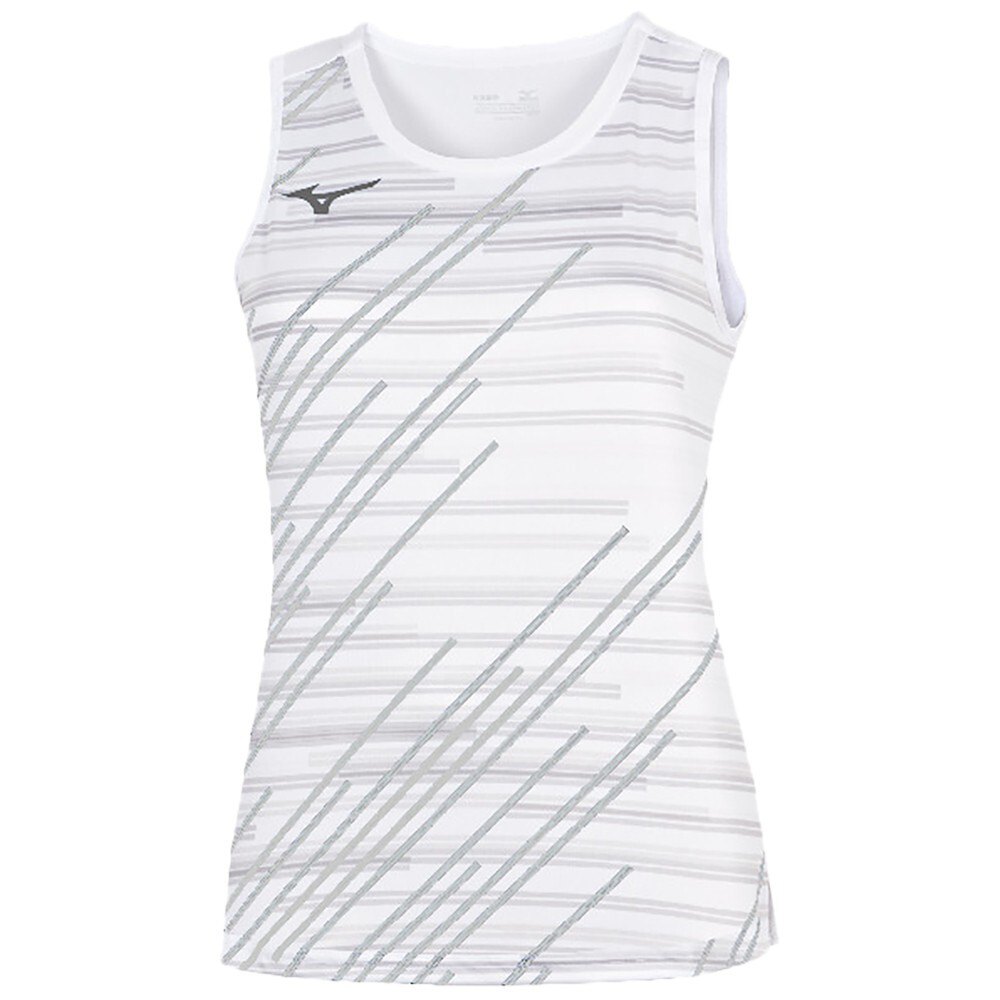 Mizuno Team Chiba Sleeveless T-shirt Weiß S Frau von Mizuno