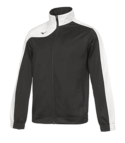 Mizuno Team Knitted Herren Trainingsanzug, Schwarz/Weiß, Gr. L von Mizuno