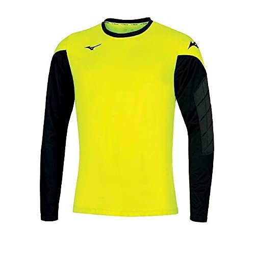 Mizuno Trad Gk Padded Shirt für Herren, Herren, T-Shirts, P2EA8A35, neon gelb, XL von Mizuno