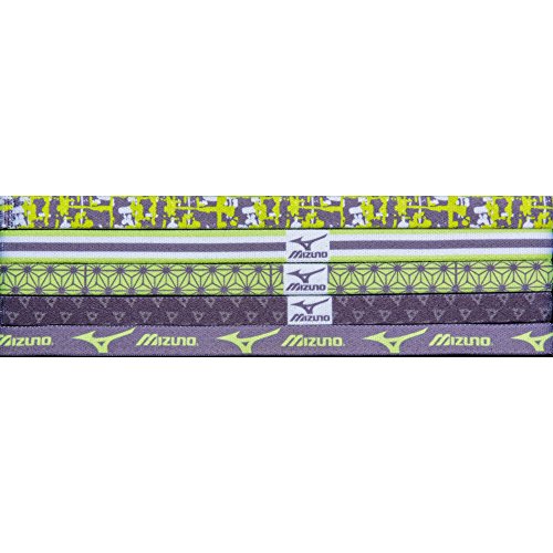 Mizuno Triumph Headbands, Mädchen, Charcoal/Lemon Mizuno Triumph Headbands, Mädchen, Charcoal/Lemon von Mizuno