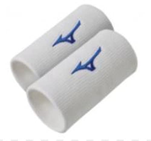 Mizuno Unisex-Armband lang 1 Paar, weiß/blau, Einheitsgröße Mizuno Unisex-Armband lang 1 Paar, weiß/blau, Einheitsgröße von Mizuno