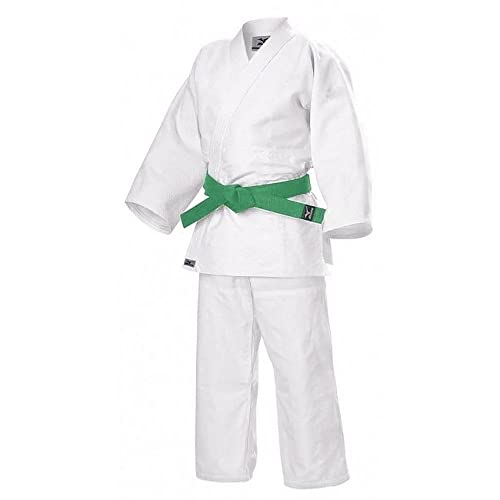 Mizuno Unisex – Erwachsene Hayato Judoanzug, weiß, 180 von Mizuno