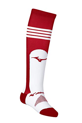 Mizuno Unisex-Erwachsene Modern Socke, rot, Medium Mizuno Unisex-Erwachsene Modern Socke, rot, Medium von Mizuno