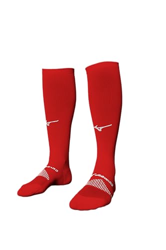 Mizuno Unisex-Erwachsene Performance OTC Socke, rot, Large Mizuno Unisex-Erwachsene Performance OTC Socke, rot, Large von Mizuno