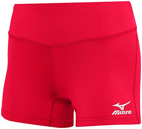 Mizuno Victory Short 440656.905S.08.XXL Victory 3.5 Zoll Inseam Volleyball Shorts, Damen, 440656.1010.03.XS Victory 3.5" Inseam Volleyball Shorts, 440656.1010.03.XS, rot, XS von Mizuno