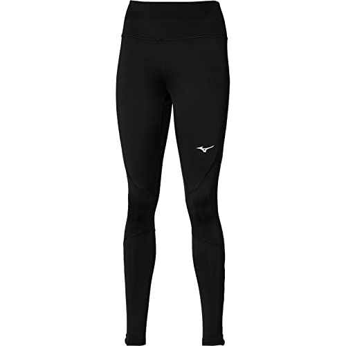 Mizuno Waramlite Running Tights Black/Black S von Mizuno