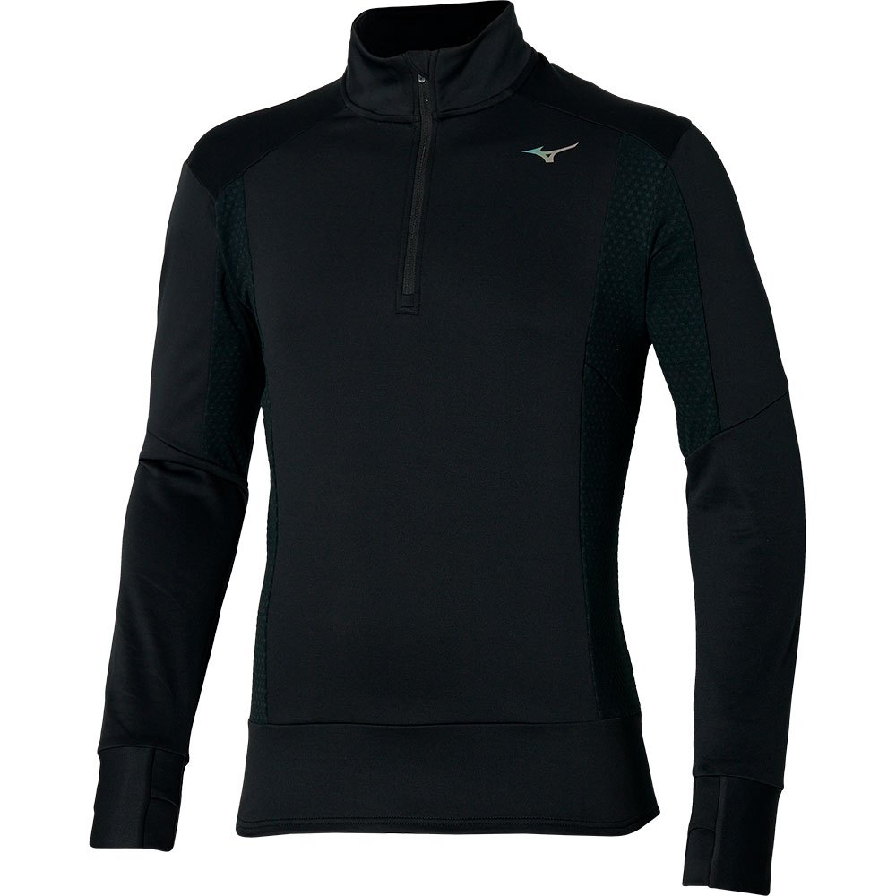 Mizuno Warmalite Half Zip Sweatshirt Schwarz 2XL Mann von Mizuno