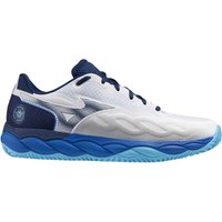 Mizuno Wave Enforce Court Sandplatzschuh Herren in weiß, Größe: 42.5 von Mizuno