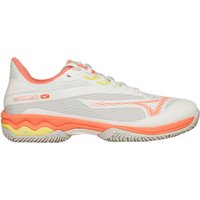 Mizuno Wave Exceed Light 2 CLAY Sandplatzschuh Damen in weiß, Größe: 37 von Mizuno