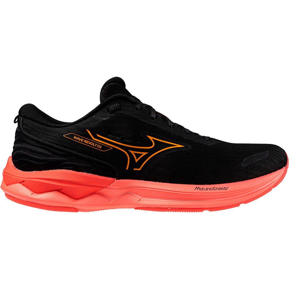 Mizuno Wave Revolt 3 Running Shoes Schwarz EU 38 Frau von Mizuno