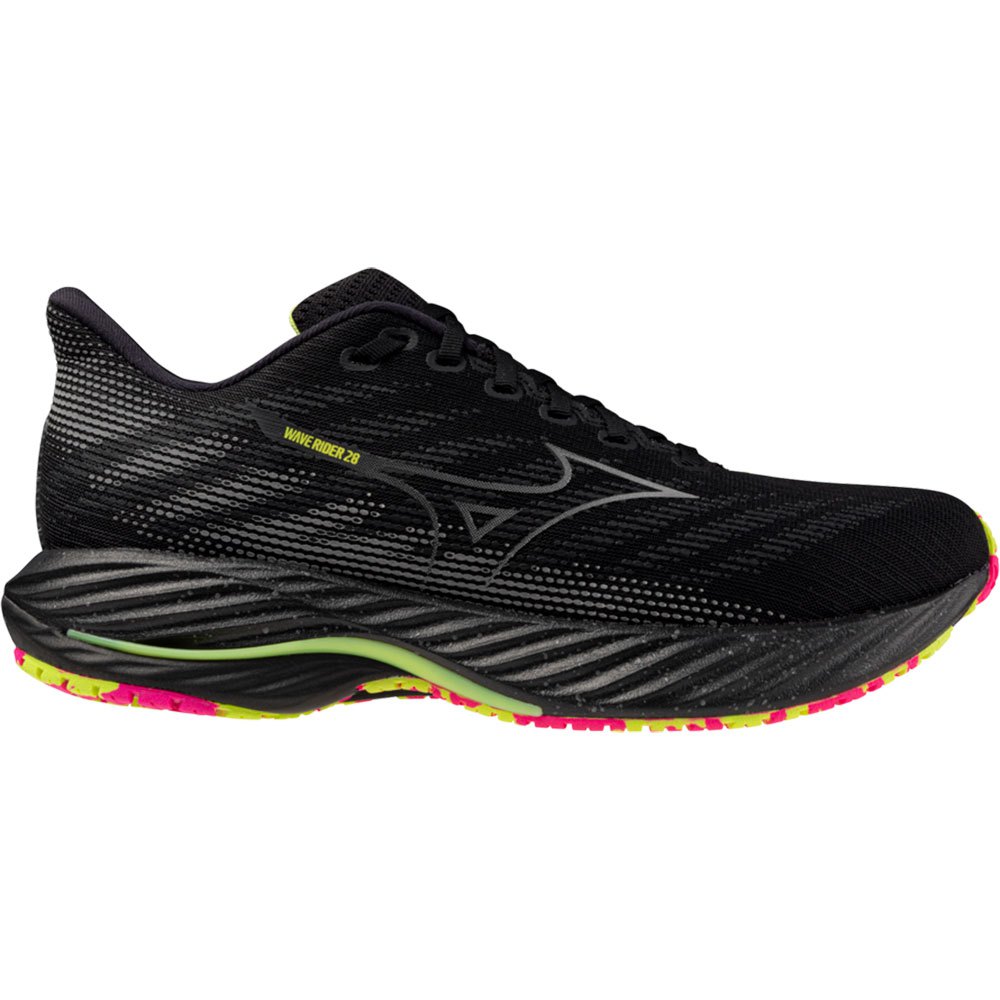 Mizuno Wave Rider 28 Unisex Running Shoes Schwarz EU 44 Mann von Mizuno