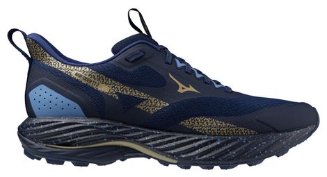 mizuno wave rider tt 2 running schuh blau gold herren von Mizuno