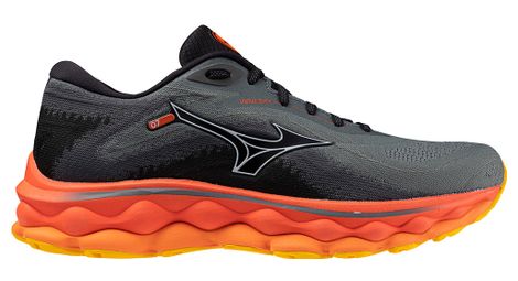 mizuno wave sky 7 laufschuhe grau orange herren von Mizuno