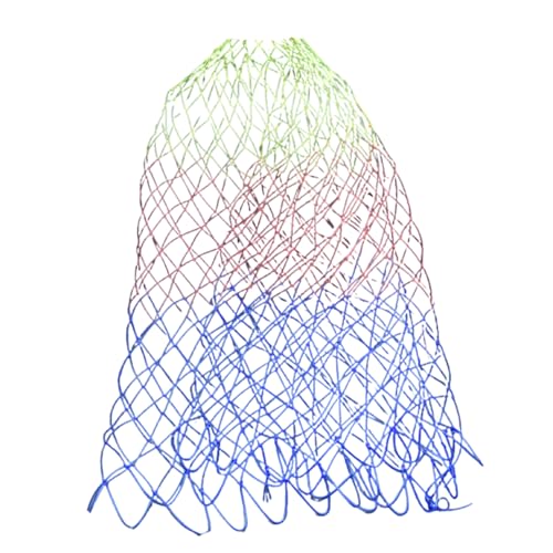 Mllepjdh Ersatznetz für Fischernetze, Rautennetze, Lochtiefe, faltbar, Nylon, Landekescher, Süßwasser, Salzwasser, Angelwerkzeug von Mllepjdh