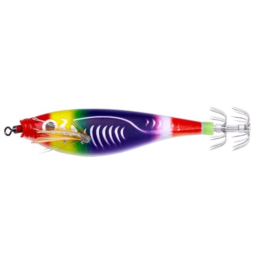 Mllepjdh Glow Umbrellas Haken Tintenfisch Köder Angeln Tintenfisch Haken Künstliche Köder Jigging Lockt Outdoor Angeln Lockt von Mllepjdh