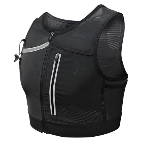 Laufwestentasche, Laufweste auf dem Weg, Trinkweste, leichte Westentasche, multifunktionale Sport-Brusttasche für Männer und Frauen, Laufwestentasche für, Schwarz , S, Siehe Beschreibung Laufwestentasche, Laufweste auf dem Weg, Trinkweste, leichte Westentasche, multifunktionale Sport-Brusttasche für Männer und Frauen, Laufwestentasche für, Schwarz , S, Siehe Beschreibung von Mlllokfki