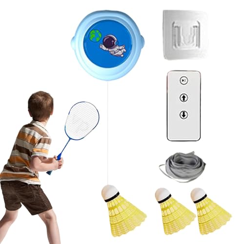 Mlllokfki Elastisches Badminton-Trainingsset, Badminton-Trainer – Trainingsset für Badminton – tragbares Badminton-Trainingsset von Mlllokfki