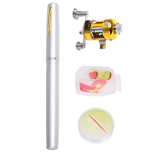 Mlllokfki Pocket Rod, Pen Fishing, Fishing Pen, Pen Rod and Reel Combo Pocket Fishing Rod, Fishing Rod Pen, Small Fishing Pole for Birthdays, Holidays, Other Special Occasions, Backpackers Mlllokfki Pocket Rod, Pen Fishing, Fishing Pen, Pen Rod and Reel Combo Pocket Fishing Rod, Fishing Rod Pen, Small Fishing Pole for Birthdays, Holidays, Other Special Occasions, Backpackers von Mlllokfki