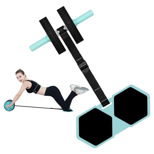 Portable Gym Equipment, Total Body Workout, Abdominal Strength Trainer, Easy Use Abdominal, Multi-Purpose Fitness Tool, Adjustable Resistance Roller, At-Home Fitness Gear, Durable Exercise Roller, Lig von Mlllokfki