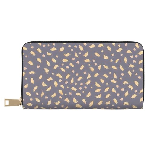 Mlmnbvc Geldbörse für Damen, großes Fassungsvermögen, Damen-Clutch-Geldbörse mit Reißverschluss, lange Geldbörse, Karten, Handy, Bargeld, Organizer, Sommer, Geldbörse, Geschenke für sie – niedliche von Mlmnbvc