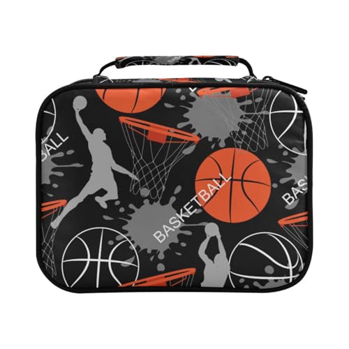 Federmäppchen mit Basketball-Ball, großes Fassungsvermögen, Federmäppchen für Buntstifte, Stiftetasche, Marker-Organizer, #01, Einheitsgröße, Hübsch von Mnsruu