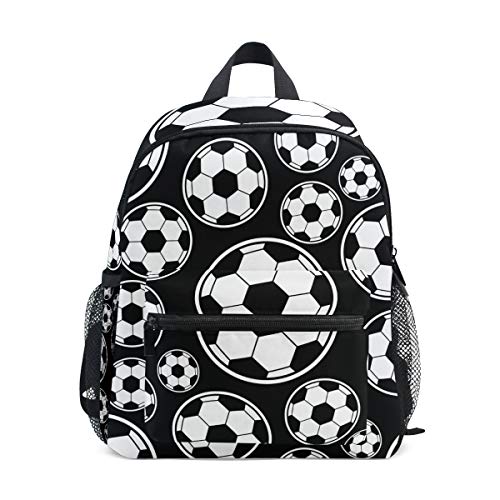 Kinder Rucksack Fußball Kindergarten Vorschule Tasche für Kleinkind Mädchen Jungen von Mnsruu