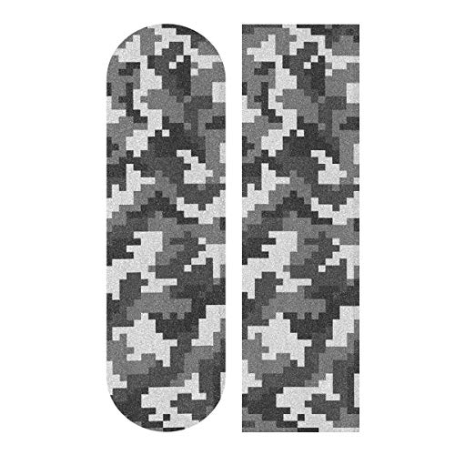Mnsruu Digital Camouflage Skateboard Griptape 1 Blatt Scooter Deck Sandpapier 22,9 x 83,8 cm von Mnsruu