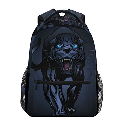 Mnsruu Schwarzer Panther Studenten Backpack Rucksack für Mädchen Jungen & Kinder Schulrucksack College Reiseeucksack Tagesrucksack für Sport & Outdoor Mnsruu Schwarzer Panther Studenten Backpack Rucksack für Mädchen Jungen & Kinder Schulrucksack College Reiseeucksack Tagesrucksack für Sport & Outdoor von Mnsruu