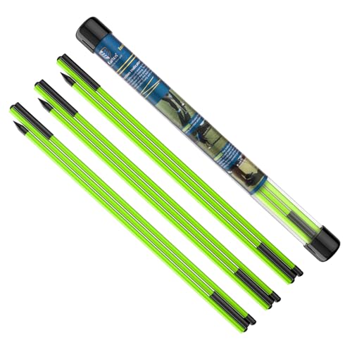MoKo 3 Stück Golf Alignment Sticks, 3-Teilige Faltbare Golf Ausrichtungsstäbe Ausrichtungsstange Alignment Übungsstangen Schwunghilfe Golfübungsgerät Richtungsanzeige zum Zielen Putten, 48 Zoll, Grün MoKo 3 Stück Golf Alignment Sticks, 3-Teilige Faltbare Golf Ausrichtungsstäbe Ausrichtungsstange Alignment Übungsstangen Schwunghilfe Golfübungsgerät Richtungsanzeige zum Zielen Putten, 48 Zoll, Grün von MoKo