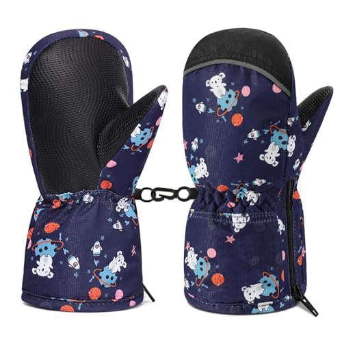 MoKo Handschuhe Kinder, Winterhandschuhe Kinder & Fäustlinge Kinder - Winddicht und Wasserdicht, Skihandschuhe Kinder für Outdoor Sports Snowboard für Jungen Mädchen von 2-3 Jahren, Blau MoKo Handschuhe Kinder, Winterhandschuhe Kinder & Fäustlinge Kinder - Winddicht und Wasserdicht, Skihandschuhe Kinder für Outdoor Sports Snowboard für Jungen Mädchen von 2-3 Jahren, Blau von MoKo