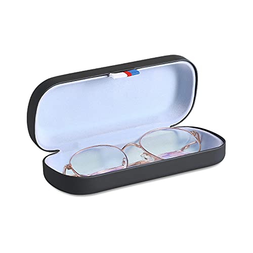 MoKo Hardcase Brillenetui, PU Leder Brillenetui Kratzfeste Tragbare Brillenbox mit Reinigungstuch Hartschalen Etui Brillenorganizer Brillenaufbewahrung für Sonnenbrille Lesebrille - Schwarz MoKo Hardcase Brillenetui, PU Leder Brillenetui Kratzfeste Tragbare Brillenbox mit Reinigungstuch Hartschalen Etui Brillenorganizer Brillenaufbewahrung für Sonnenbrille Lesebrille - Schwarz von MoKo