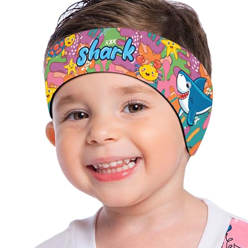 MoKo Schwimmen Stirnband, Neopren Schwimmband Ohrenband Wasserdichtes Kopfband Haarband mit Hohe Elastizität und Klettverschluss Ohrenschutz Band für Kinder Alter 1-2, S Größe, Graffiti Hai MoKo Schwimmen Stirnband, Neopren Schwimmband Ohrenband Wasserdichtes Kopfband Haarband mit Hohe Elastizität und Klettverschluss Ohrenschutz Band für Kinder Alter 1-2, S Größe, Graffiti Hai von MoKo