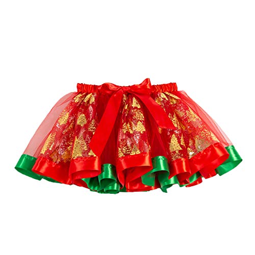 Ananas Kostüm, Karneval Kostüm Kinder Mädchen Bunt Tüllrock Tutu Rock Unterrock Tütü Minirock Petticoat 80er Jahre Retro Pailletten Für Halloween Weihnachten Urlaub Party Gelb von Mobanna