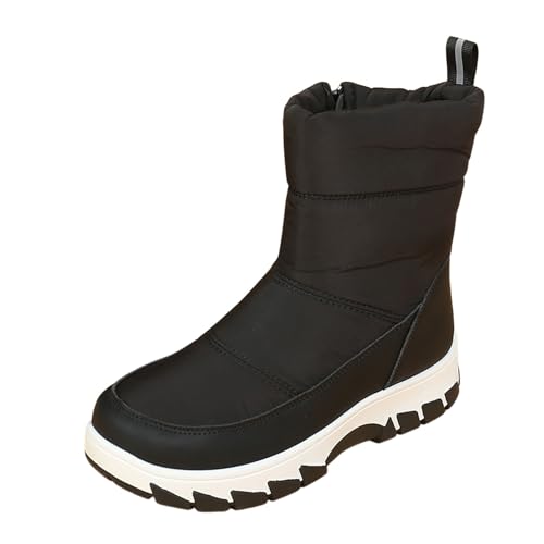 Angebote Tages Blitzangebote, Black Friday Angebote 2024 Winterschuhe Damen Winter Warme Wasserdicht Herbstschuhe Schneeschuhe Teenager Mädchen Thermostiefel Schneestiefel Warm Winterstiefel von Mobanna