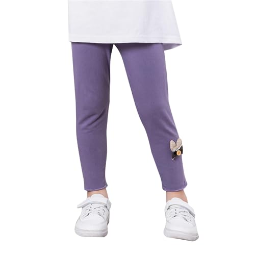 Angebote Tages Blitzangebote, Thermoleggings Mädchen Lang Winter Thermohose Kinder - Sporthose Sportleggings Sportleggins Thermo Leggings Dicke Gefütterte Warm Hosen Für Und Kleinkinder Lila 130 von Mobanna