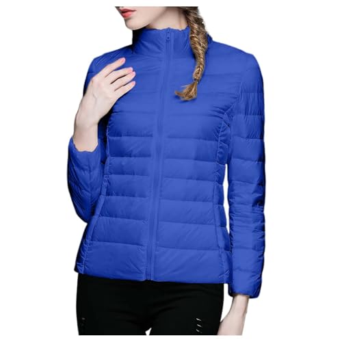 B Ware Retouren, Federleichte Daunenjacke Damen Steppmantel Damen Puffer Leicht Steppjacke Outdoor Damenmantel Warme Leichte Weiche Elegant Wintermantel Lang Mantel Casual Kuschelig von Mobanna