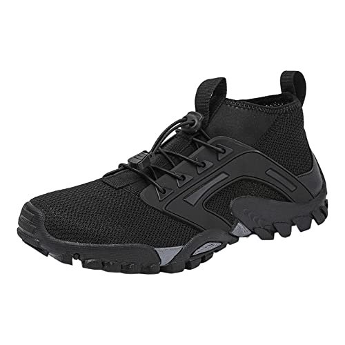 Barfuss Schuhe Herren Damen Breite Füße Barfußschuhe - Atmungsaktiv Schwimmschuhe Mit rutschfest Sohle Weich Fivefinger Zehenschuhe Wasserschuhe Sneaker Breiter Zehenbox Laufschuhe von Mobanna