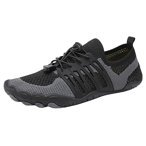 Barfuss Schuhe Herren Damen Outdoor Barfussschuhe - Laufschuhe Weich Wasserschuhe Barfußschuhe Sneaker Mit Breiter Zehenbox Unisex Traillaufschuhe Wanderschuhe von Mobanna