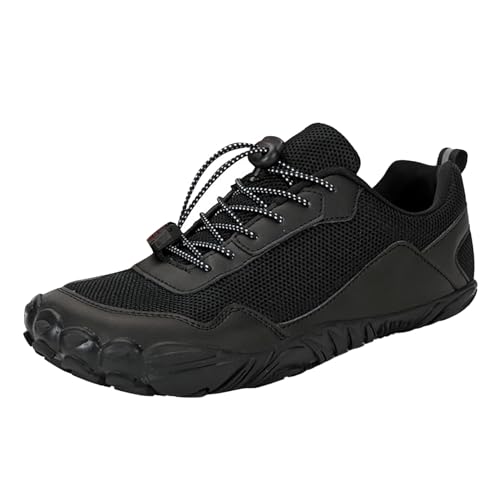 Barfussschuhe Herren Damen Breite Füße Barfuss Schuhe - Barfußschuhe Weich Outdoor Fivefinger Zehenschuhe Running Walking Bequeme Atmungsaktive Laufschuhe Wasserschuhe von Mobanna