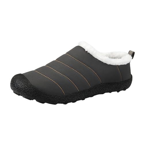 Black Friday, Barfussschuhe Herren Winter Wasserdicht Schneeschuhe Damen Herren Winter Warme Gefüttert Weite H Trekkingschuhe Frauen Schön Barfußschuhe Warm Wanderschuhe rutschfest Stiefel von Mobanna