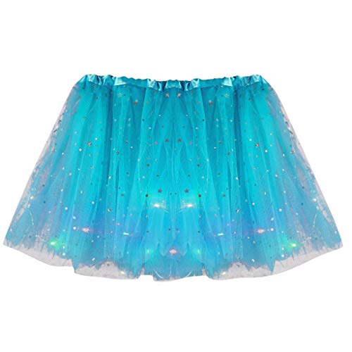 Damen Tüllrock mit Lichterkette Vintage 80er Tutu Rock Tüll Balletrock Tanzkleid Party Karneval Kostüm Bubble Puffy Tüll Kurze Rock Prinzessin Rock Damen Tüllrock mit Lichterkette Vintage 80er Tutu Rock Tüll Balletrock Tanzkleid Party Karneval Kostüm Bubble Puffy Tüll Kurze Rock Prinzessin Rock von Mobanna
