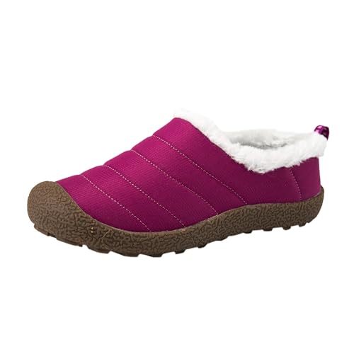 Damen Winterschuhe Wasserdicht, Barfußschuhe Winter Wasserdicht Schneeschuhe Damen Herren Winter Warme Gefüttert Weite H Trekkingschuhe Frauen Schön Barfußschuhe Warm Wanderschuhe rutschfest Stiefel von Mobanna