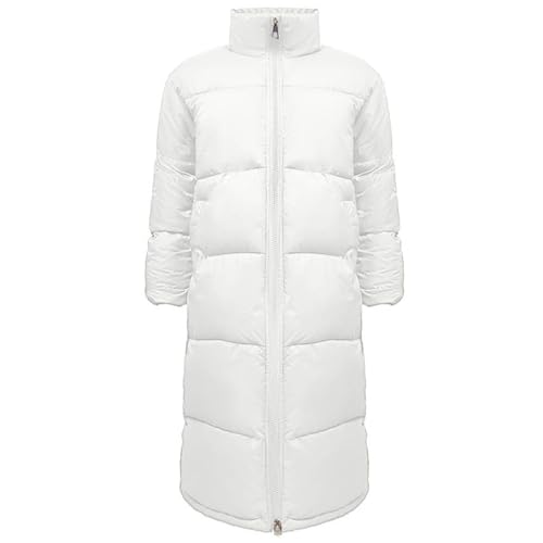 Daunenjacke Damen Leicht Lang, Damen Daunenjacke Lang Steppmantel Damen Leicht Puffer Winterjacke Winter Outdoorjacke Frauen Elegant Übergangsmantel Gefüttert Freizeit Outwear Herbstjacke von Mobanna