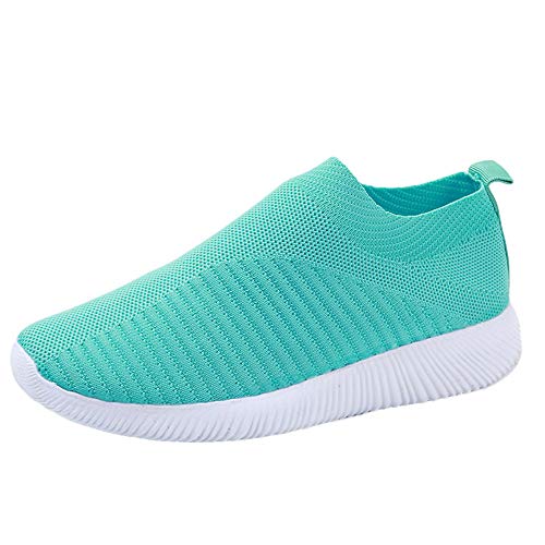 Fitnessschuhe Damen Gym, Laufschuhe Damen Bequeme Leicht Hallenschuhe - Fitnessstudio Fitnessschuhe Schlupfschuhe Sportschuhe Atmungsaktiv Turnschuhe Schnürer Sneaker Für Herren Grün von Mobanna