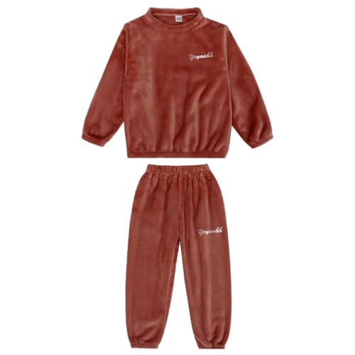 Fleece Pyjama Kinder, Frottee Schlafanzug Kinder Fleece Pyjama Set Kinder Warm Kuschel Schlafanzug Warmer Plüsch Kuschelig Hausanzug Thermohose Und Thermoshirt 2 Teiler Für Jungen Mädchen Fleece Pyjama Kinder, Frottee Schlafanzug Kinder Fleece Pyjama Set Kinder Warm Kuschel Schlafanzug Warmer Plüsch Kuschelig Hausanzug Thermohose Und Thermoshirt 2 Teiler Für Jungen Mädchen von Mobanna