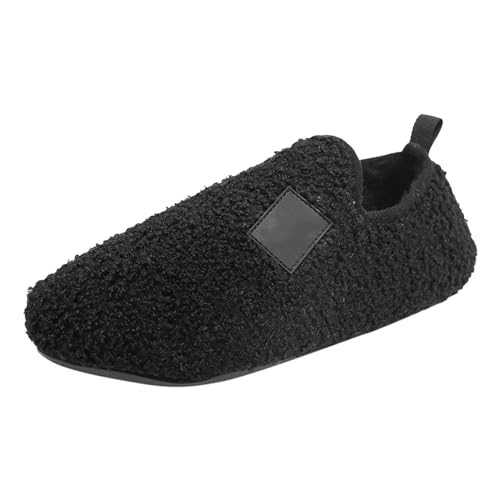 Hausschuhe Damen Plüsch Cute Pantoffeln - Slippers Warme Baumwolle Filzpantoffeln Flauschige Frauen Hausschlappen Damen-Hausschuhe Winter Herren Warm Bequeme Unisex von Mobanna