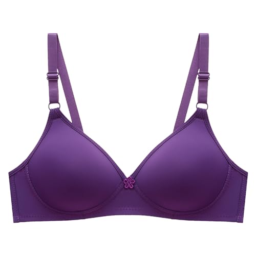 Minimizer BH Mit Bügel, T Shirt BHS Damen Ohne Bügel Push Up Dirndl BH - Sexy Große Größen Bequemer Spitze Bustier Seamless T-Shirt Comfy Gepolstert Bra Body Make Für Kleine Brüste 38 von Mobanna