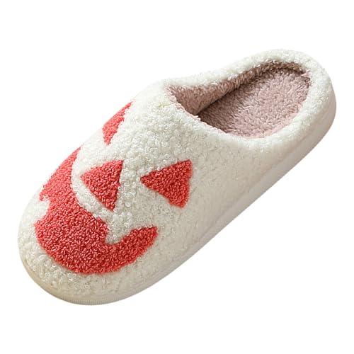 Pantoffeln für Damen Lustige Hausschuhe - Hausschlappen Plüsch Slippers Flauschige Damen-Hausschuhe Warme Aesthetic Bequeme Drinnen Und Draußen Herren Winter Schuhe Innenbereich von Mobanna