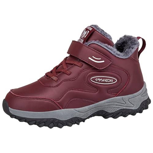 Retourenkauf, Barfußschuhe Damen Winter Winterstiefel Damen Herren Thermo wasserdichte Schön Schneeboots Warme Dicke Knöchelschuhe Outdoor Winterboots Gefüttert Schneestiefel von Mobanna